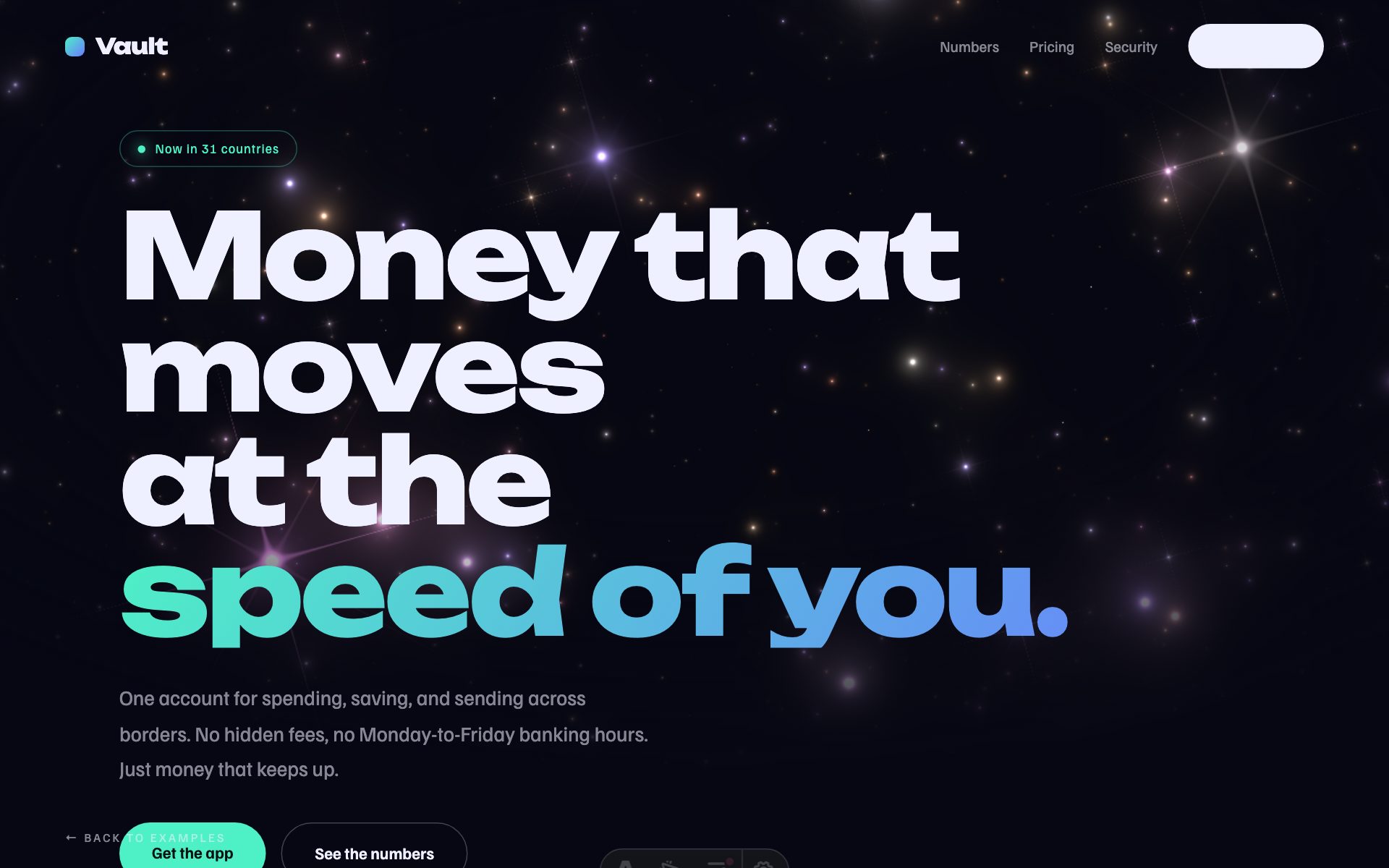 Fintech Startup demo preview