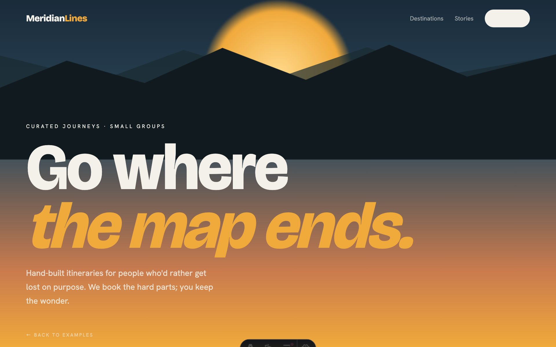 Travel Agency demo preview
